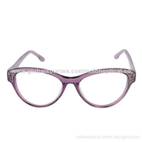 Foil Piece Insert into Acetate Front Optical Frames, OEM Orders Welcomed